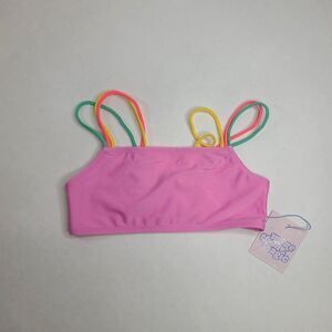 Girls Bikini Swim Top More Than Magic Pink Medium New
